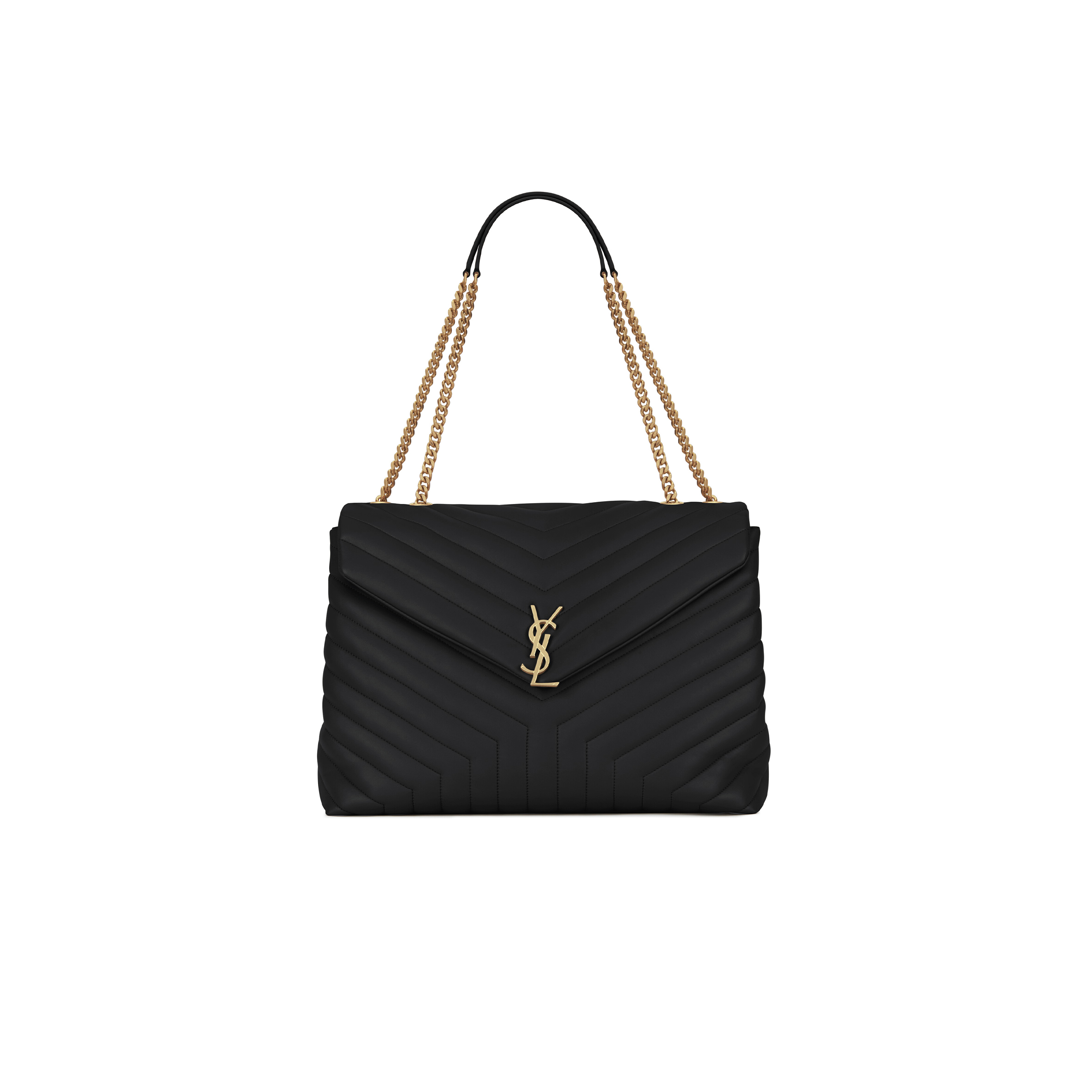 YSL LOULOU LARGE IN QUILTED LEATHER 574947DV7271000 (38*27*14cm)